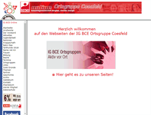 Tablet Screenshot of igbce-og-coesfeld.de